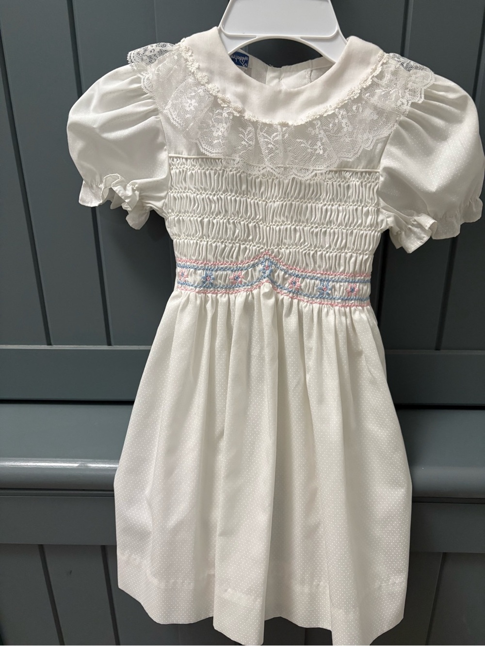 Polly Flinders smocked dress - size 5